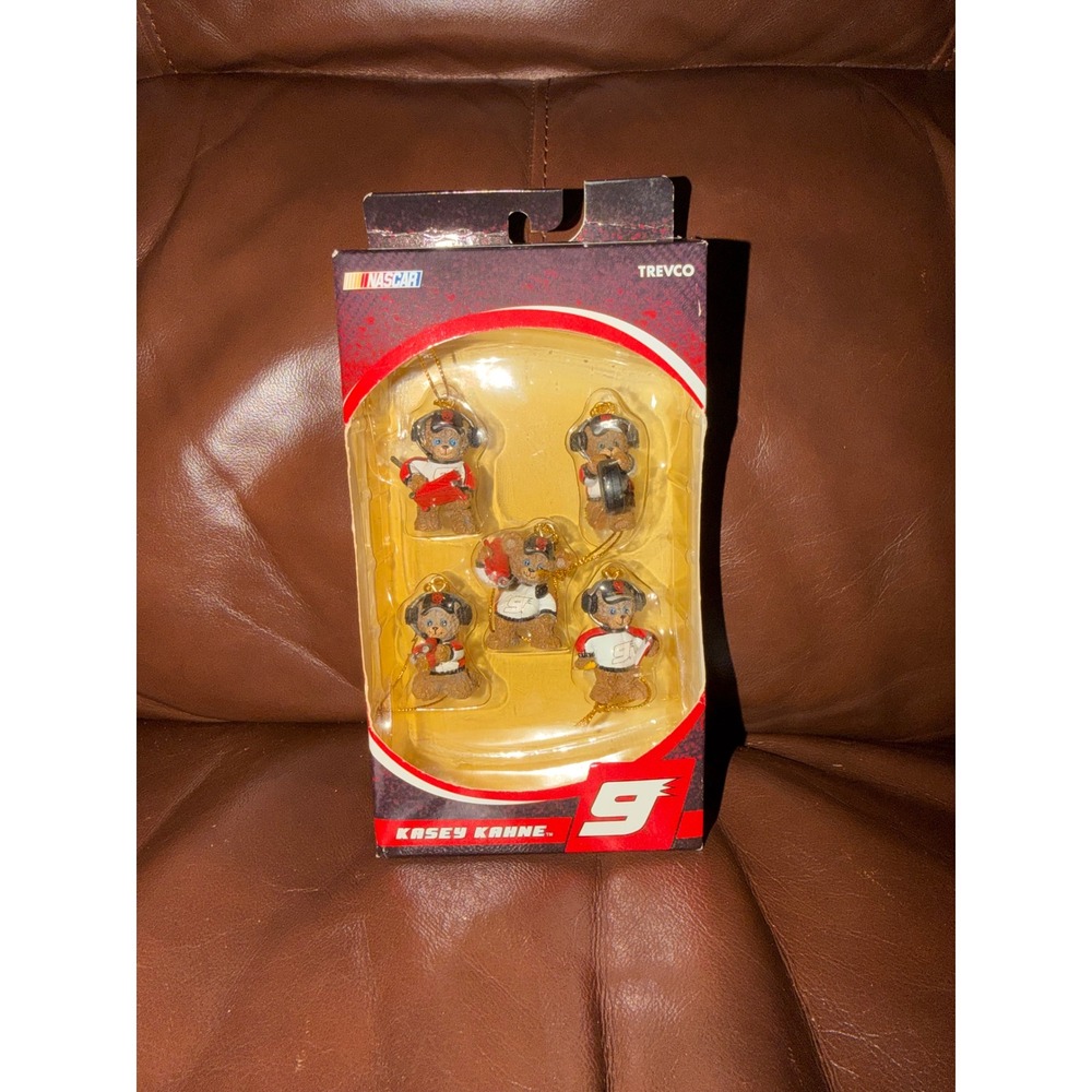 NASCAR‎ Kasey Kahne 9 Tervco Collectible Mini Ornaments Set 5 Bears Racing